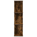 Væghylde Røget eg 22 x 15 x 100 cm Konstrueret træ