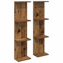 Væghylde 2 pcs Gammelt træ 22 x 15 x 100 cm Konstrueret træ