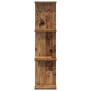 Væghylde 2 pcs Gammelt træ 22 x 15 x 100 cm Konstrueret træ