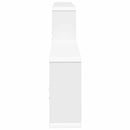 Væghylde Hvid 130 x 10 x 50 cm Konstrueret træ