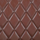 bænk 110 x 30 x 45 cm Ægte Læder Brun diamant