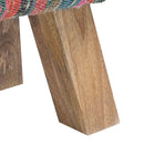 bænk 110 x 30 x 45 cm Ægte Læder Flerfarvet