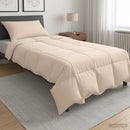 Dynebetræk Sæt 2 stk. 137 x 200 cm Vinter 350 gsm Beige