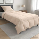Dynebetræk Sæt 2 stk. 137 x 200 cm Vinter 350 gsm Beige