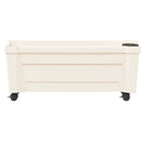 Calypso plante med hjul Hvid 79 x 35 x 33 cm PP