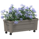Calypso plante med hjul Grå 79 x 35 x 33 cm PP