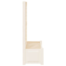 Stor blomsterkasse med espalier Hvid 99,5 x 43 x 133,5 cm PP