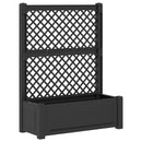 Stor blomsterkasse med espalier Antracit 99,5 x 43 x 133,5 cm