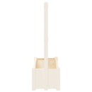 Stor krukke med trellis Hvid 99,5 x 43 x 133,5 PP