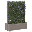 Stor krukke med trellis Grå 99,5 x 43 x 133,5 PP
