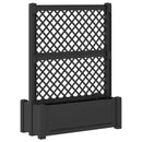 Stor krukke med trellis Antracit 99,5 x 43 x 133,5 PP