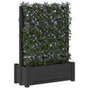 Stor krukke med trellis Antracit 99,5 x 43 x 133,5 PP