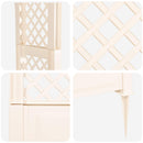 Rosenbue med pigge Hvid 97 x 43 x 218 cm PP