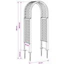 Rosenbue med pigge Hvid 97 x 43 x 218 cm PP