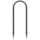 Rosenbue med pigge Antracit 97 x 43 x 218 cm PP