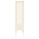 Trellis med Spids Hvid 43 x 6 x 165 cm PP