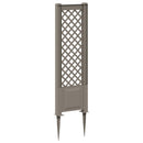 Trellis med Spids Grå 43 x 6 x 165 cm PP