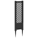 Trellis med Spids Antracit 43 x 6 x 165 cm PP