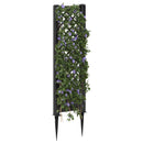 Trellis med Spids Antracit 43 x 6 x 165 cm PP