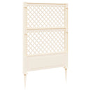 Trellis med Spids Hvid 99 x 6 x 165 cm PP