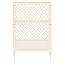 Trellis med Spids Hvid 99 x 6 x 165 cm PP