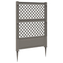 Trellis med Spids Grå 99 x 6 x 165 cm PP
