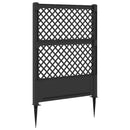 Trellis med Spids Antracit 99 x 6 x 165 cm PP