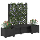 Havebænk Kopenhagen Antracit 173 x 49 x 135,5 cm PP