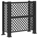 Affaldskurvgitter Antracit 123 x 47 x 114 cm PP