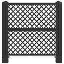 Affaldskurvgitter Antracit 123 x 47 x 114 cm PP
