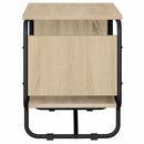 TV-bord 80 x 36 x 45 cm Sonoma-eg Konstrueret træ