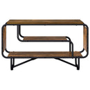 TV-bord 80 x 36 x 45 cm Røget eg Konstrueret træ