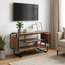 TV-bord 80 x 36 x 45 cm Gammelt træ Konstrueret træ