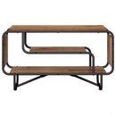 TV-bord 80 x 36 x 45 cm Gammelt træ Konstrueret træ