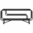 TV-bord 98 x 36 x 45 cm Sort eg Konstrueret træ