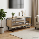 TV-bord 98 x 36 x 45 cm Sonoma-eg Konstrueret træ