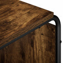 TV-bord 98 x 36 x 45 cm Røget eg Konstrueret træ
