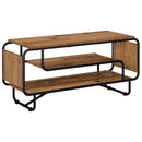 TV-bord 98 x 36 x 45 cm Gammelt træ Konstrueret træ