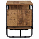 TV-bord 98 x 36 x 45 cm Gammelt træ Konstrueret træ