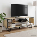 TV-bord 140 x 36 x 45 cm Sonoma-eg Konstrueret træ