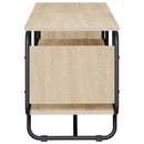 TV-bord 140 x 36 x 45 cm Sonoma-eg Konstrueret træ