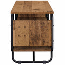 TV-bord 140 x 36 x 45 cm Gammelt træ Konstrueret træ
