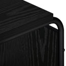 TV-bord 180 x 36 x 45 cm Sort eg Konstrueret træ