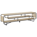 TV-bord 180 x 36 x 45 cm Sonoma-eg Konstrueret træ