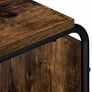 TV-bord 180 x 36 x 45 cm Røget eg Konstrueret træ