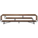 TV-bord 180 x 36 x 45 cm Gammelt træ Konstrueret træ