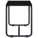 TV-bord 60 x 35,5 x 42 cm Sort eg Konstrueret træ