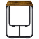 TV-bord 60 x 35,5 x 42 cm Røget eg Konstrueret træ