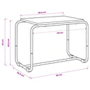 TV-bord 60 x 35,5 x 42 cm Røget eg Konstrueret træ