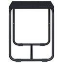 TV-bord 80 x 35,5 x 42 cm Sort eg Konstrueret træ